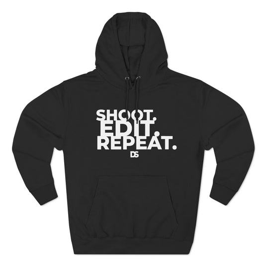 Shoot Edit, Repeat (Black Hoodie)