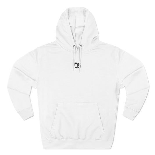 Shoot Edit, Repeat On the Back (White Hoodie)